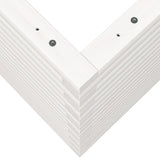 Garden Planter White 90x60x68.5 cm Solid Wood Pine