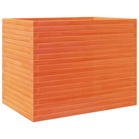 Garden Planter Wax Brown 90x60x68.5 cm Solid Wood Pine