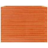 Garden Planter Wax Brown 90x60x68.5 cm Solid Wood Pine