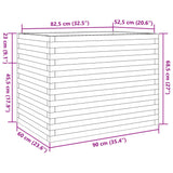 Garden Planter 90x60x68.5 cm Impregnated Wood Pine