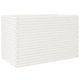 Garden Planter White 110x60x68.5 cm Solid Wood Pine