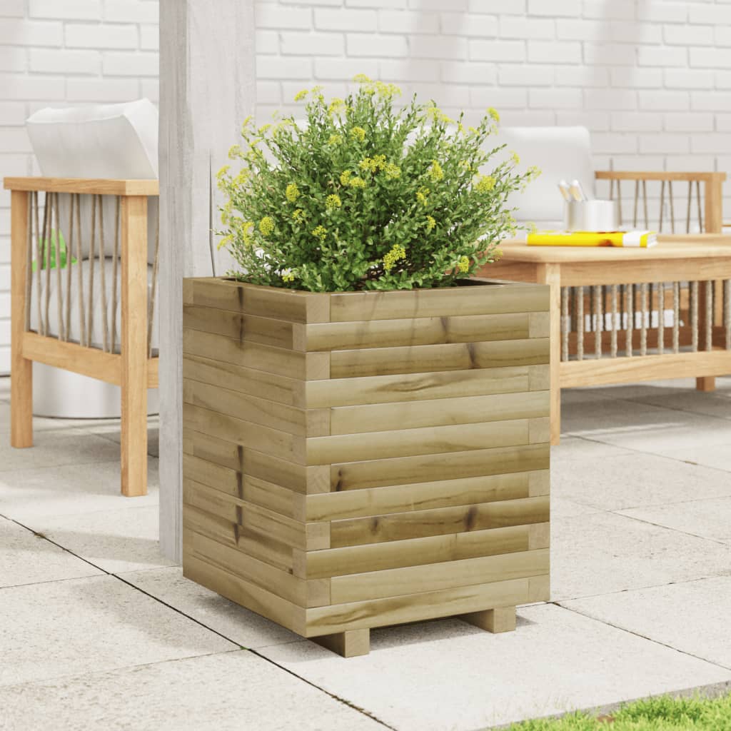Garden Planter 40x40x49.5 cm Impregnated Wood Pine