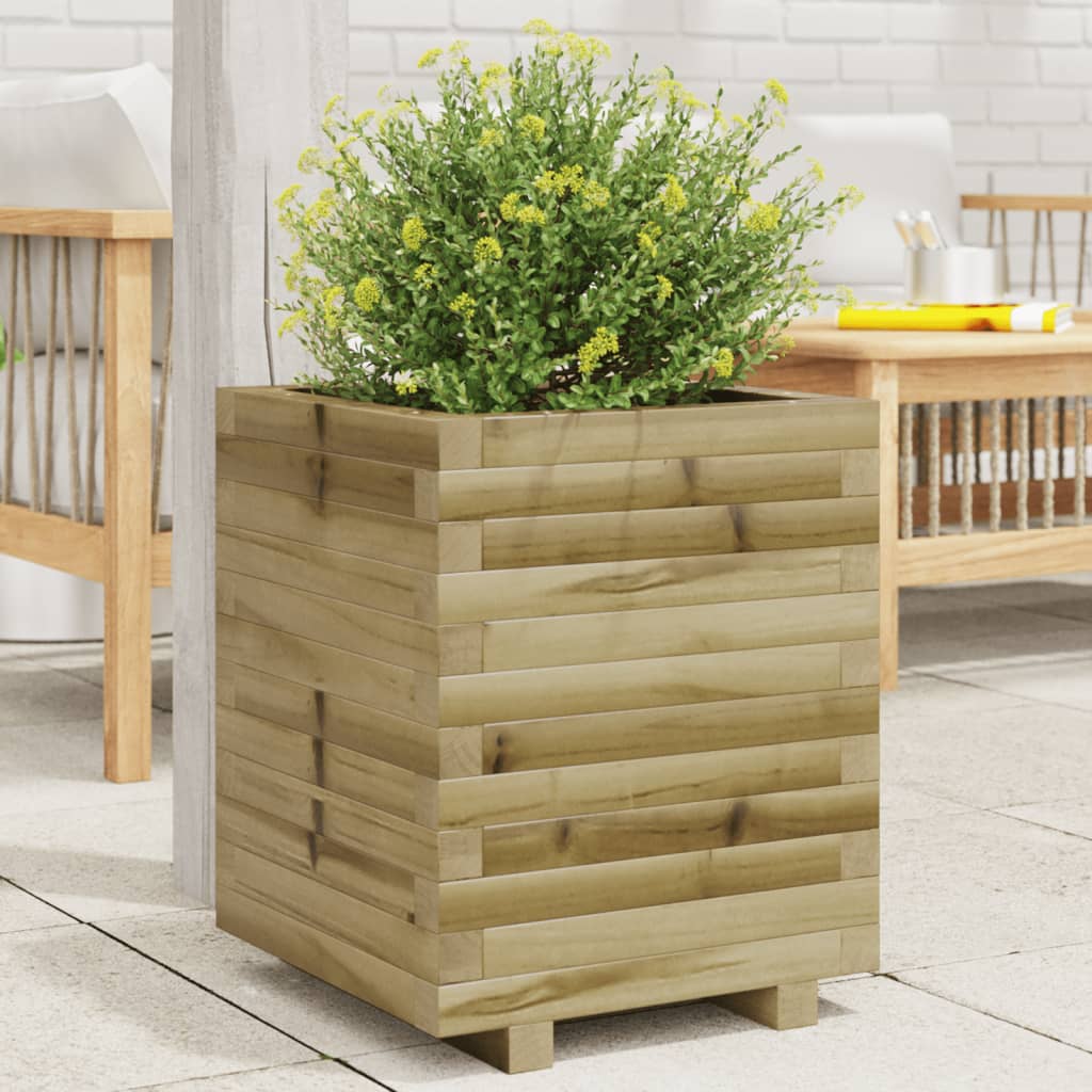 Garden Planter 40x40x49.5 cm Impregnated Wood Pine