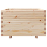 Garden Planter 80x80x49.5 cm Solid Wood Pine