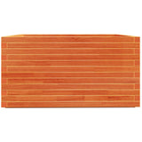 Garden Planter Wax Brown 90x90x49.5 cm Solid Wood Pine