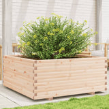 Garden Planter 110x110x49.5 cm Solid Wood Pine
