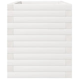 Garden Planter White 70x40x49.5 cm Solid Wood Pine