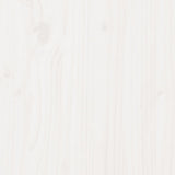 Garden Planter White 70x40x49.5 cm Solid Wood Pine