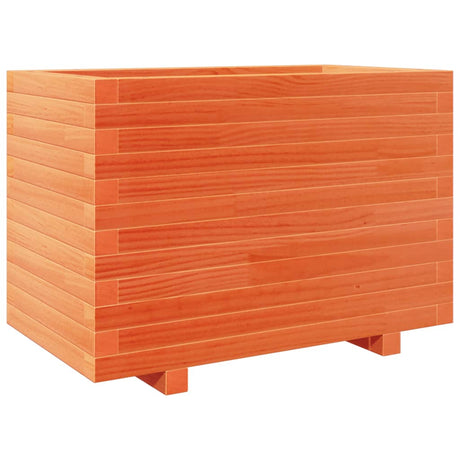 Garden Planter Wax Brown 70x40x49.5 cm Solid Wood Pine