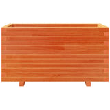 Garden Planter Wax Brown 90x40x49.5 cm Solid Wood Pine