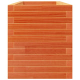 Garden Planter Wax Brown 110x40x49.5 cm Solid Wood Pine