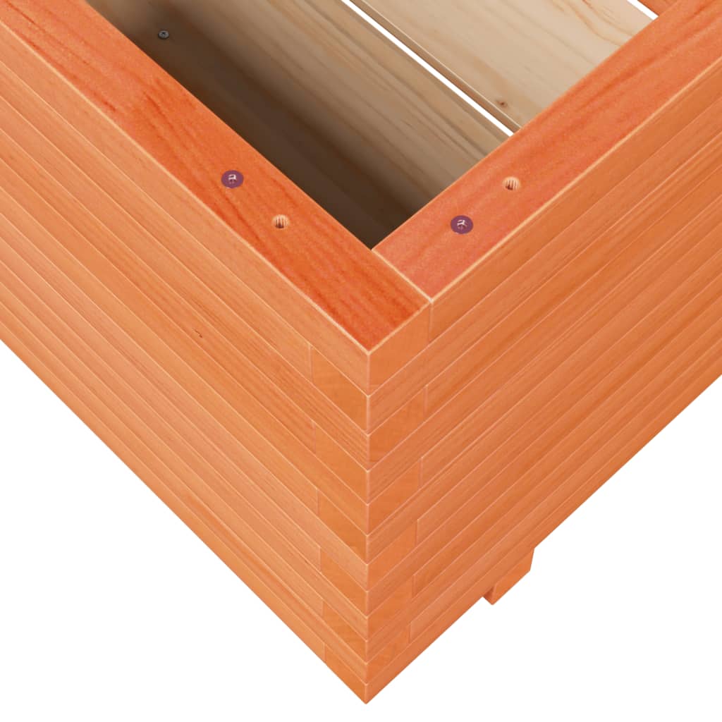 Garden Planter Wax Brown 90x60x49.5 cm Solid Wood Pine