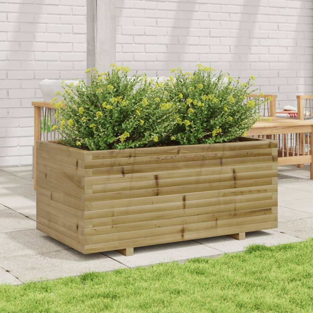 Garden Planter 110x60x49.5 cm Impregnated Wood Pine