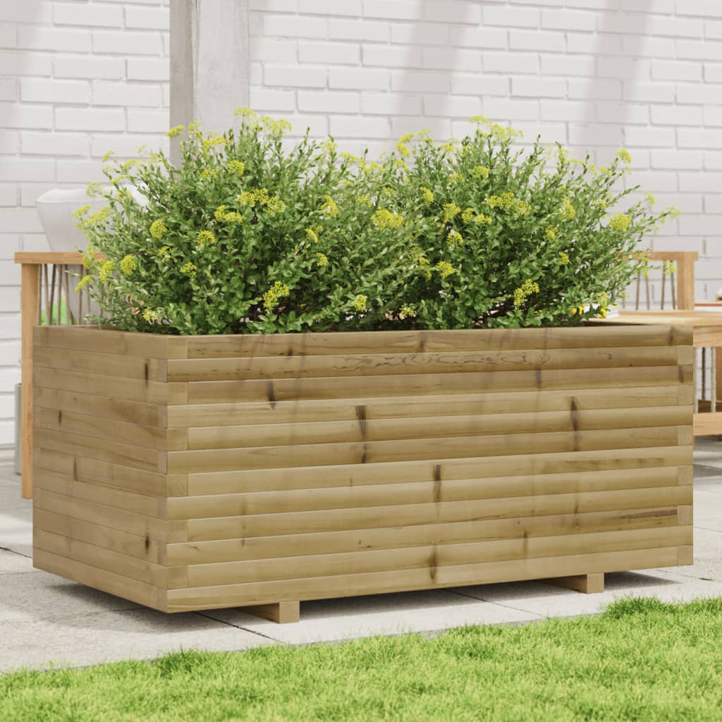 Garden Planter 110x60x49.5 cm Impregnated Wood Pine