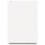 Garden Planter White 50x50x72.5 cm Solid Wood Pine