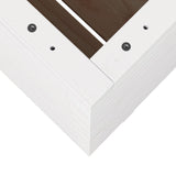 Garden Planter White 60x60x72.5 cm Solid Wood Pine