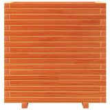 Garden Planter Wax Brown 70x40x72.5 cm Solid Wood Pine
