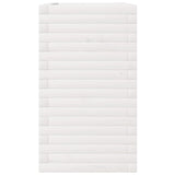 Garden Planter White 90x40x72.5 cm Solid Wood Pine