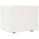 Garden Planter White 90x60x72.5 cm Solid Wood Pine