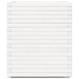 Garden Planter White 90x60x72.5 cm Solid Wood Pine