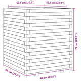 Garden Planter 60x60x72 cm Impregnated Wood Pine