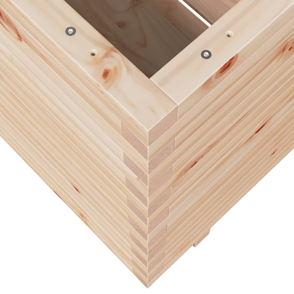 Garden Planter 80x80x72 cm Solid Wood Pine