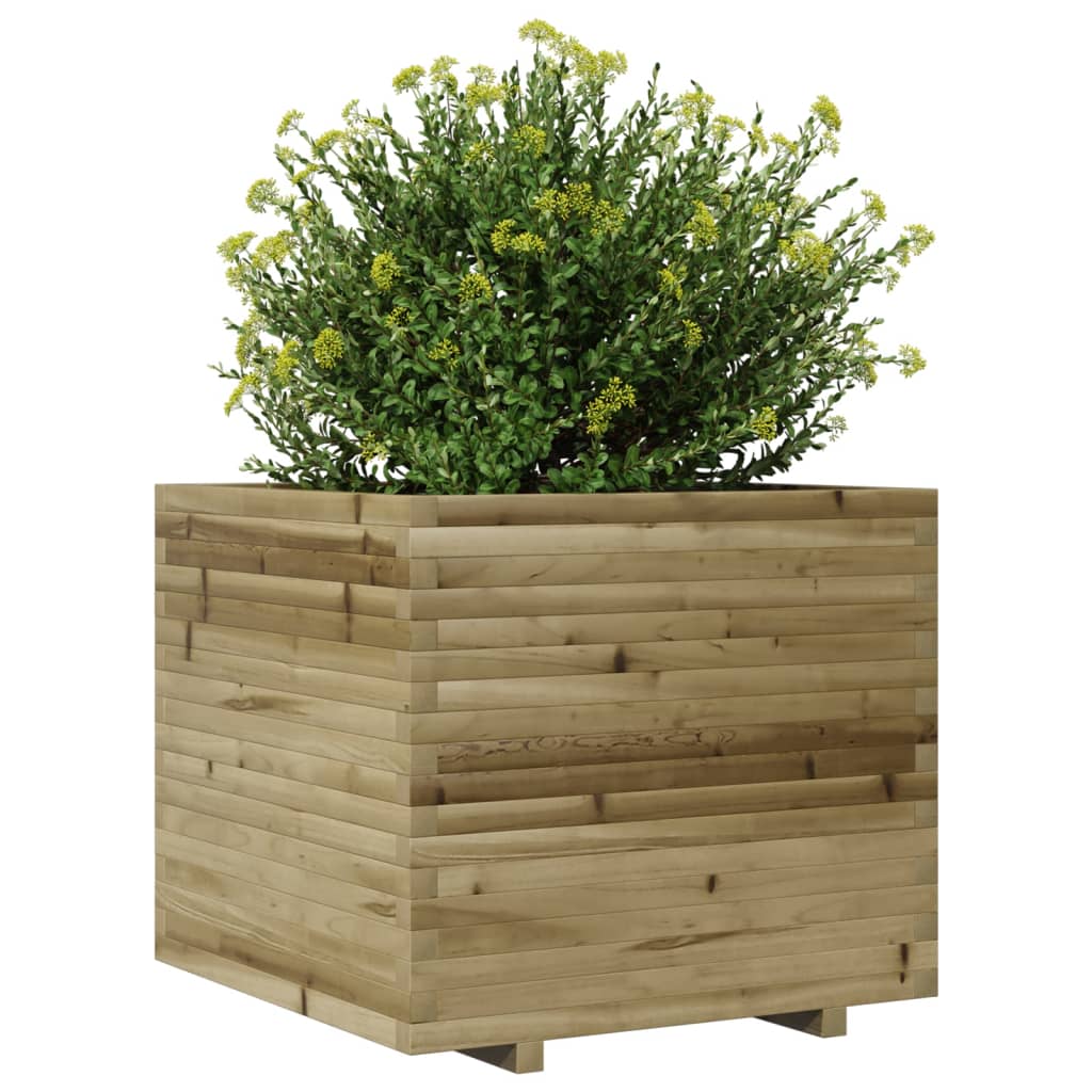 Garden Planter 80x80x72 cm Impregnated Wood Pine