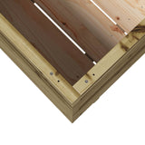 Garden Planter 80x80x72 cm Impregnated Wood Pine