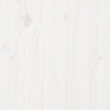 Garden Planter White 70x40x72 cm Solid Wood Pine