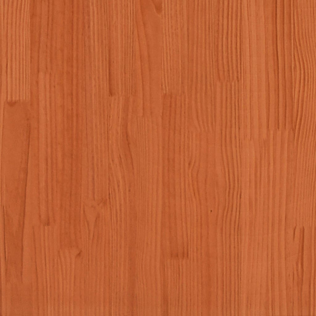 Garden Planter Wax Brown 70x40x72 cm Solid Wood Pine