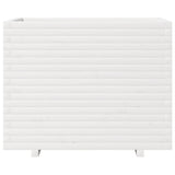 Garden Planter White 90x60x72 cm Solid Wood Pine