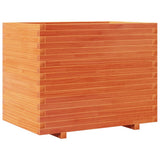 Garden Planter Wax Brown 90x60x72 cm Solid Wood Pine