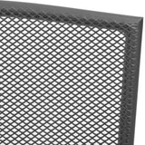 Stackable Garden Chair Set 7 pcs Anthracite Powder-coated Steel