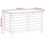 Outdoor Cushion Box 99x50x56.5 cm Solid Wood Fir