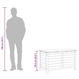 Outdoor Cushion Box 99x50x56.5 cm Solid Wood Fir