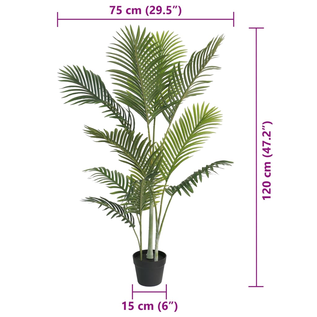 Artificial Palm Tree Green 120 cm PP