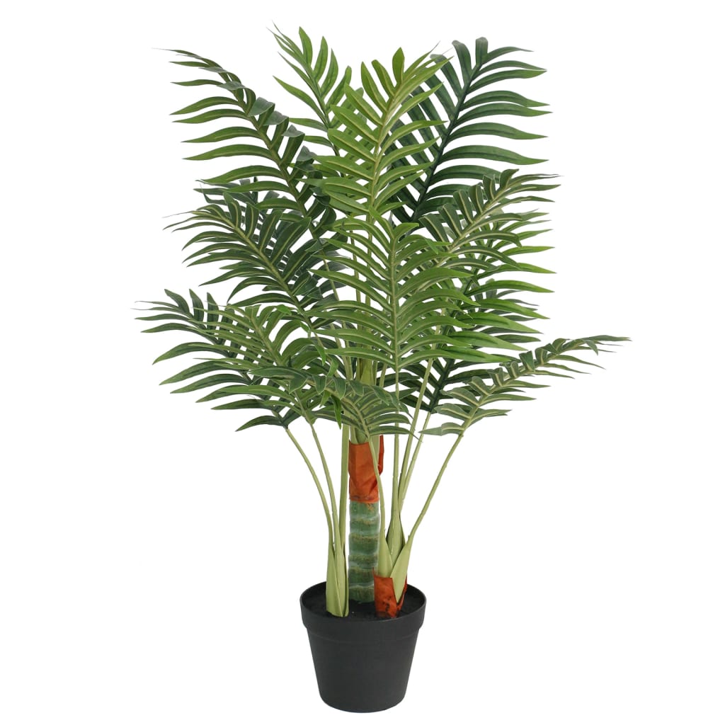 Artificial Palm Tree with 3 Trunks Green 85 cm PP