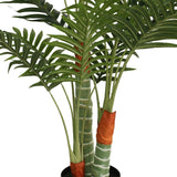 Artificial Palm Tree with 3 Trunks Green 120 cm PP