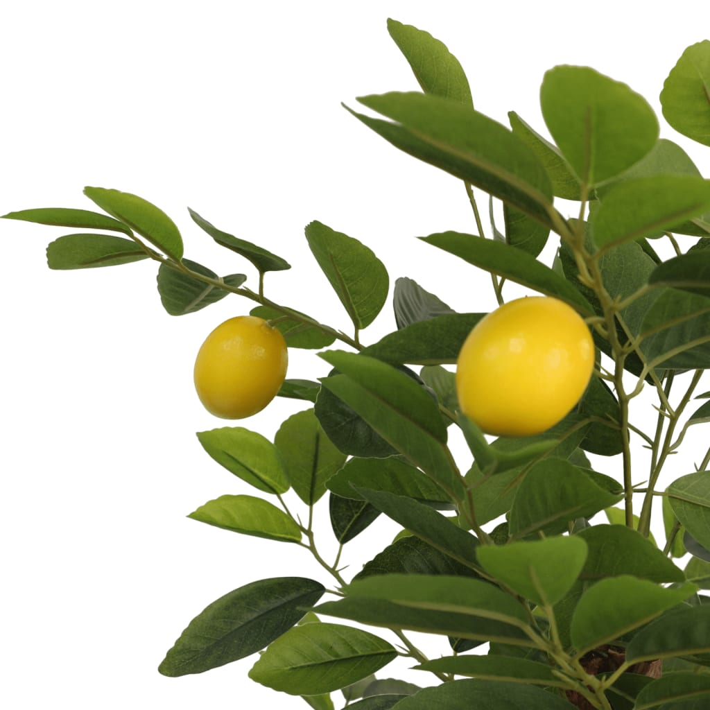 Artificial Lemon Tree with 3 Trunks Green 180 cm PP