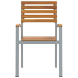 Garden Chair 6 pcs Brown 56 x 57 x 87cm Solid Acacia wood