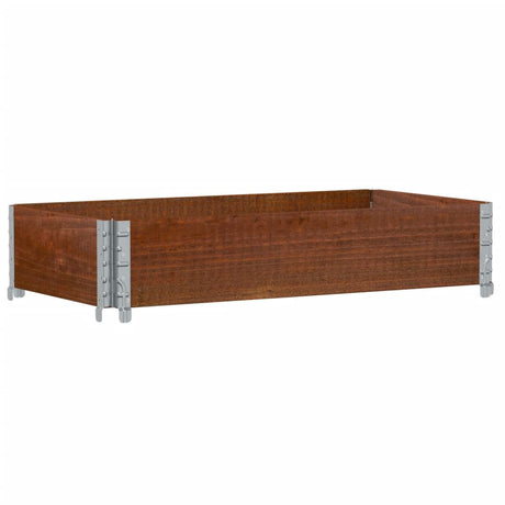 Garden Planter Brown 100x50 cm Solid Wood Pine