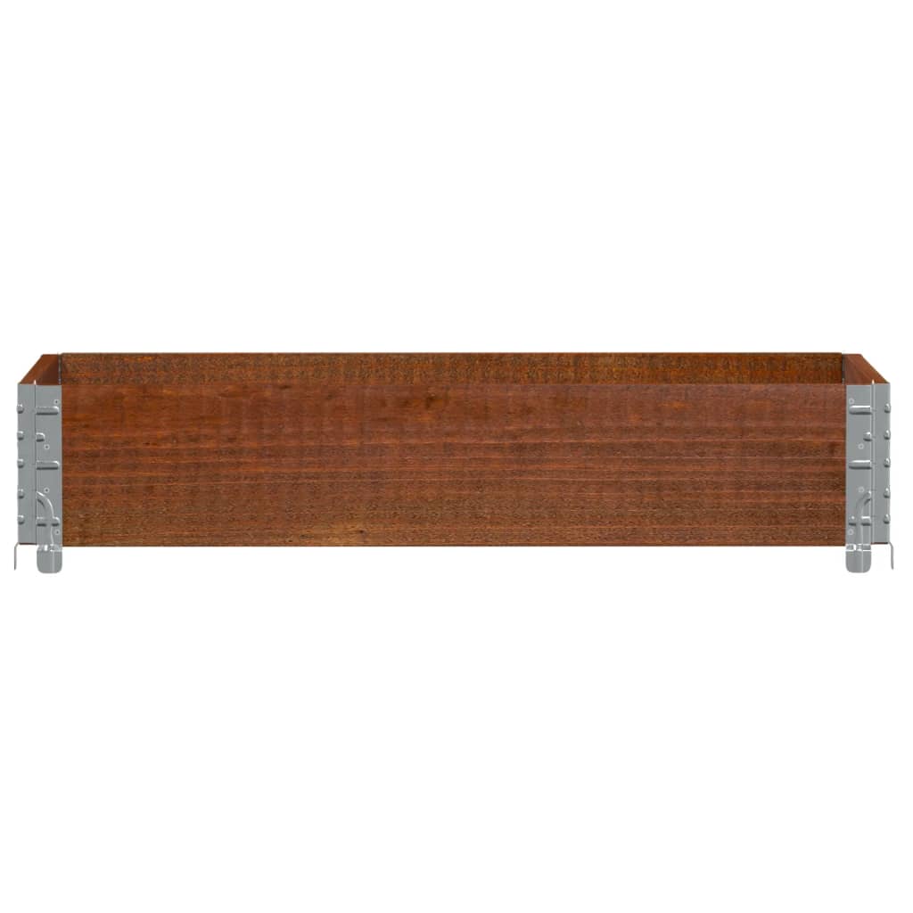 Garden Planter Brown 100x50 cm Solid Wood Pine