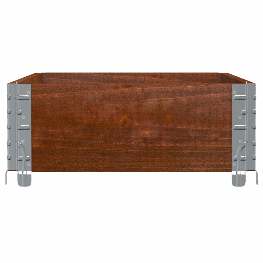 Garden Planter Brown 100x50 cm Solid Wood Pine
