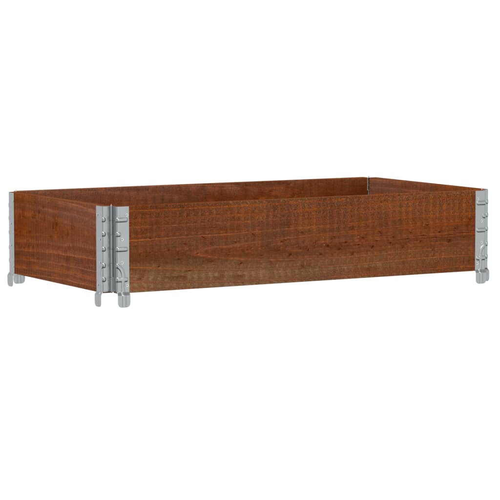 Garden Planter Brown 100x50 cm Solid Wood Pine