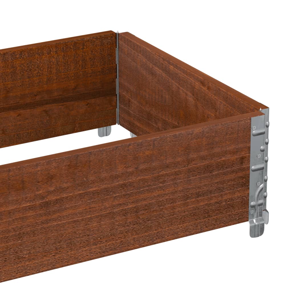 Garden Planter Brown 100x50 cm Solid Wood Pine