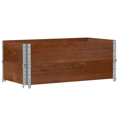Garden Planter Brown 100x50 cm Solid Wood Pine