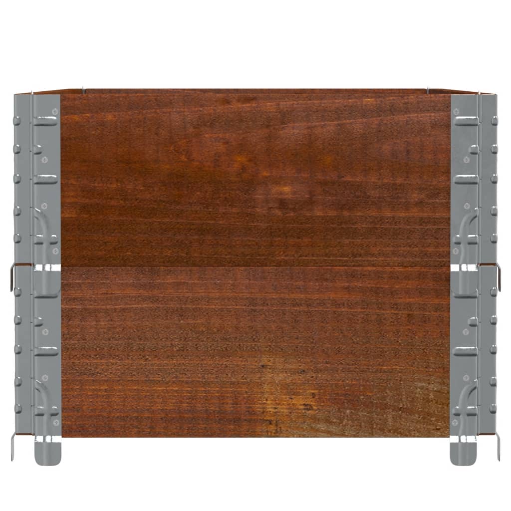 Garden Planter Brown 100x50 cm Solid Wood Pine