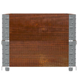 Garden Planter Brown 100x50 cm Solid Wood Pine
