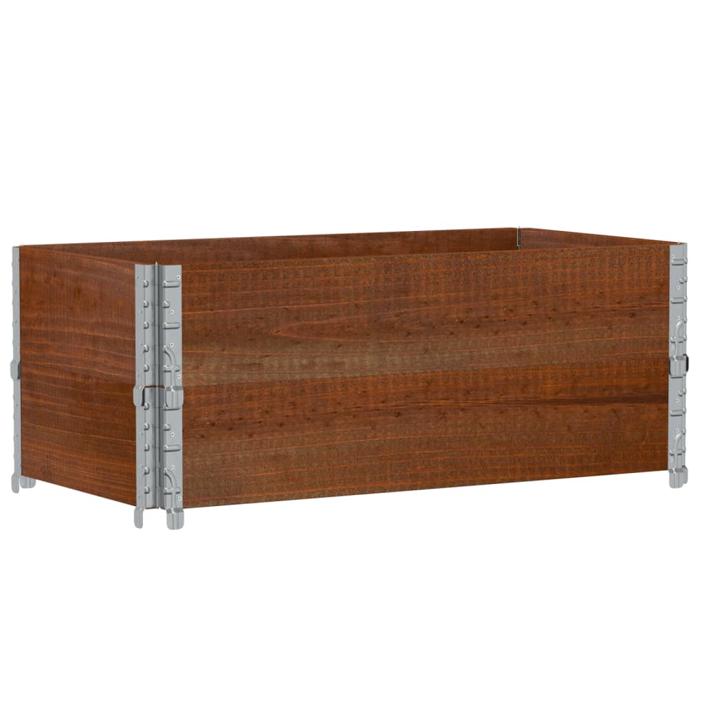 Garden Planter Brown 100x50 cm Solid Wood Pine