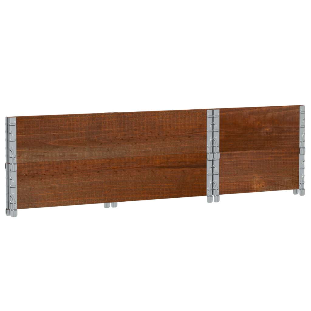 Garden Planter Brown 100x50 cm Solid Wood Pine